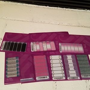 9 packs of Jamberry nails 1 opened unused